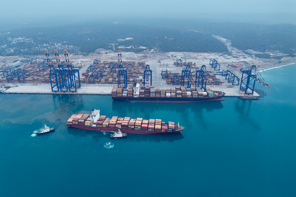 Vizhinjam International Seaport welcomes first mothership