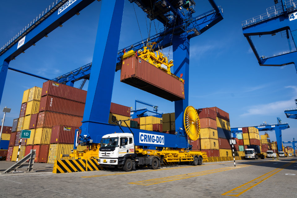 ITV in the ADP Vizhinjam yard