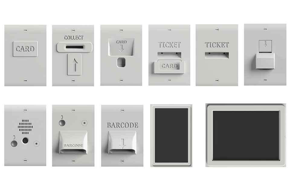 Different modules for our kiosks